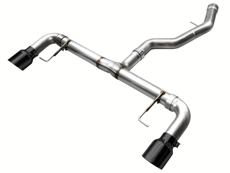 BMW 3 Series Performance Exhaust - Rear - AWE Tuning - Axle-Back Track Edition, Dual Exit, 4.5